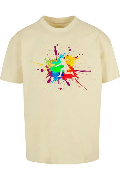 Merchcode Herren Color Splash Player Heavy Oversized Tee