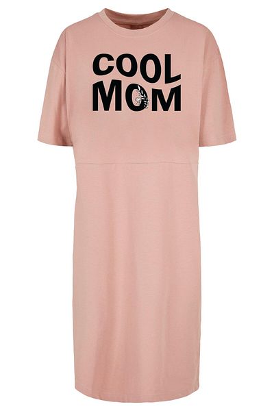 Merchcode Damen Ladies Mothers Day - Cool Mom Oversized Slit Dress