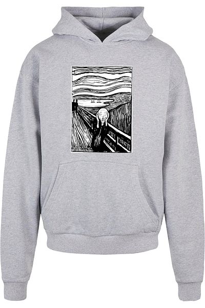 Merchcode Herren Apoh - Munch Lino Ultra Heavy Hoody