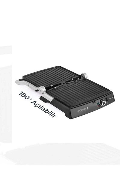 CONTİ Conti Cg-320 Bestost 2000 Watt Grill and Toaster Inox