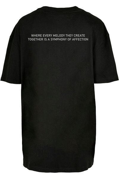 Merchcode Damen Ladies Love Birds Oversized Boyfriend Tee