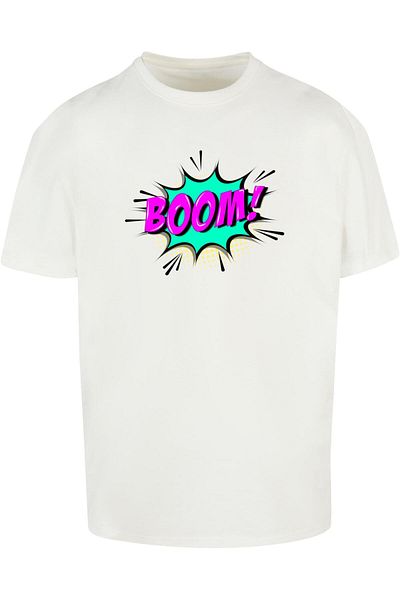 Merchcode Herren Boom Comic Heavy Oversized Tee