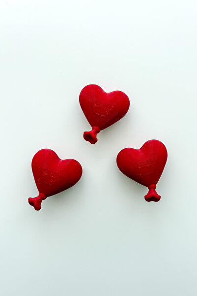 sin istanbul 3'lü Balon Kalp Buzdolabı Magneti