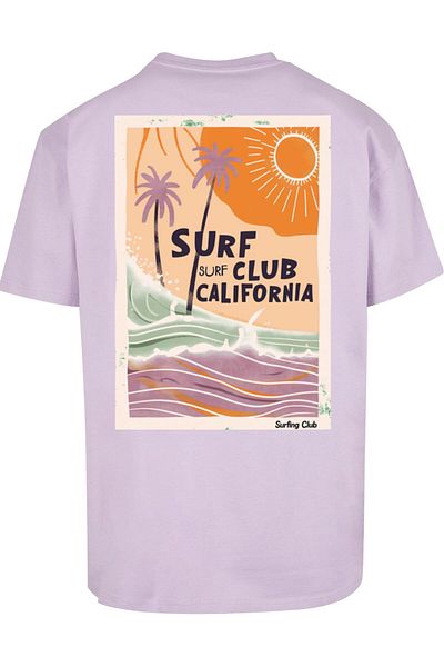 Merchcode Übergroßes T-Shirt „Surf Club California“