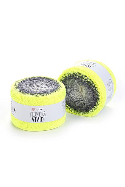 Yarnart Flowers Vıvıd - Μαρμάρινο Χειροποίητο Πλεκτό Νήμα Ebruli-502