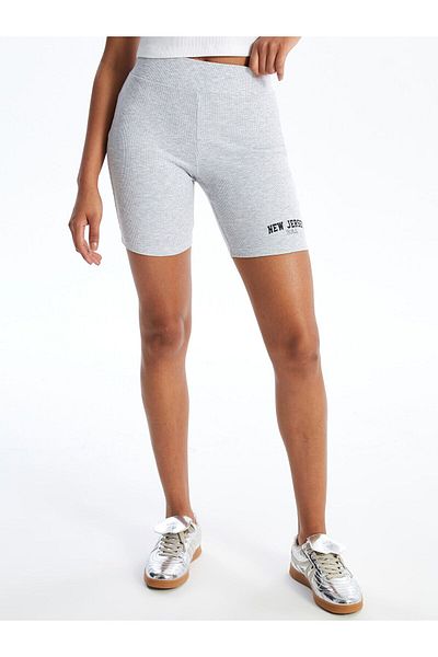 LC Waikiki Elastic Waist Printed Women's Shorts
