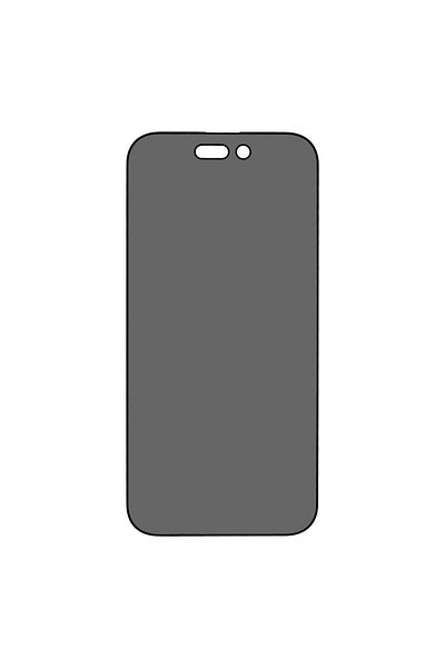REDz Accessories Folie de sticlă confidențială, compatibilă cu iPhone 14 Pro Max, neagră