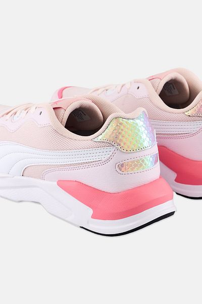 Puma Women Closed Core Progressive Lace Up Running Shoes, Pink