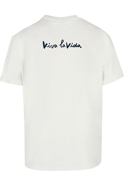 Merchcode Herren Frida Kahlo - Viva La Vida 2 Heavy Oversize Tee