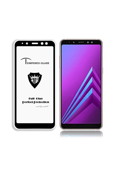 REDz Accessories Folie de sticlă 6D, compatibilă cu Samsung A8 Plus 2018, nea...