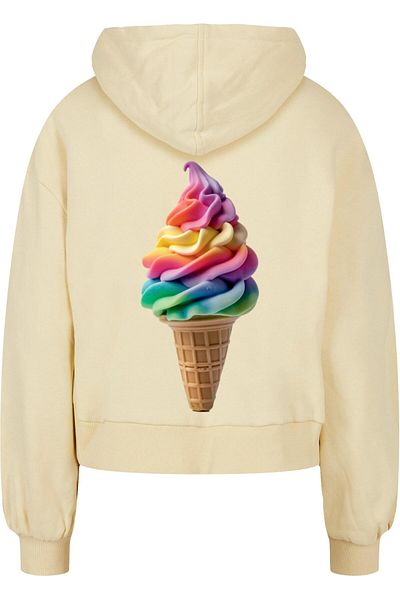 Merchcode Ladies Pride Scoops Oversized Hoody