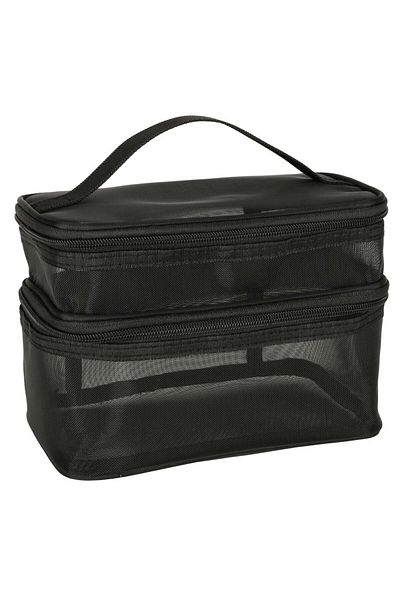 TECOS Cosmetic and perfume organizer bag, Tecos, with handle, ideal for travel or checked luggage