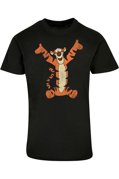 ABSOLUTE CULT Herren Winnie The Pooh - Tigger Klassisches Basic T-Shirt