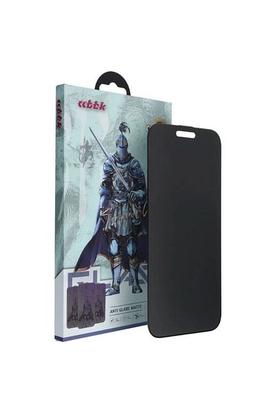 REDz Accessories Folie de confidențialitate Shuijia, sticlă mată antireflex, iPhone 16 Pro, protecție 9H, neagră