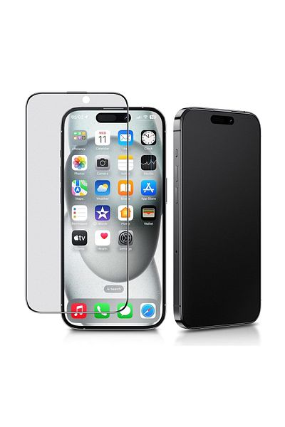REDz Accessories Folie de sticlă mată pentru iPhone 16 Pro Max, tratament oleofobic, duritate 9H