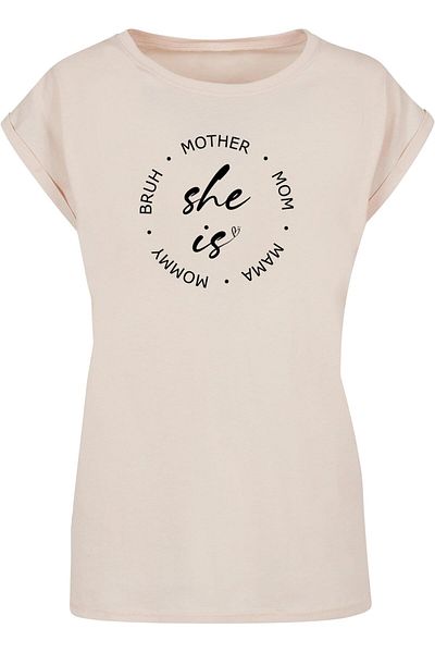 Merchcode Damen Ladies Mothers Day - She Is T-shirt
