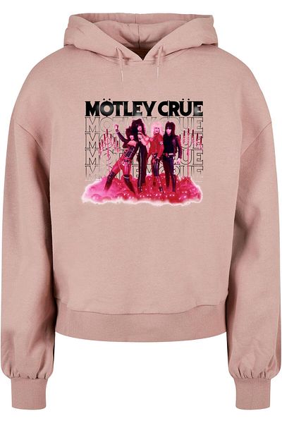 Merchcode Damen Ladies Motley Crue - Mauve Oversized Hoody