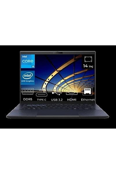ASUS EXPERTBOOK B3404CV-I5161TB80D İ5-1340P 14 W11 PRO - 32 GB DDR5 - 2 TB SS...