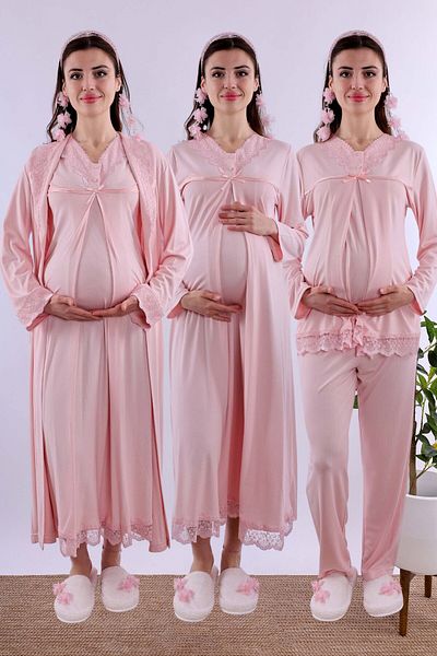 ByLohusa Effortt Pink Pregnant Maternity Set