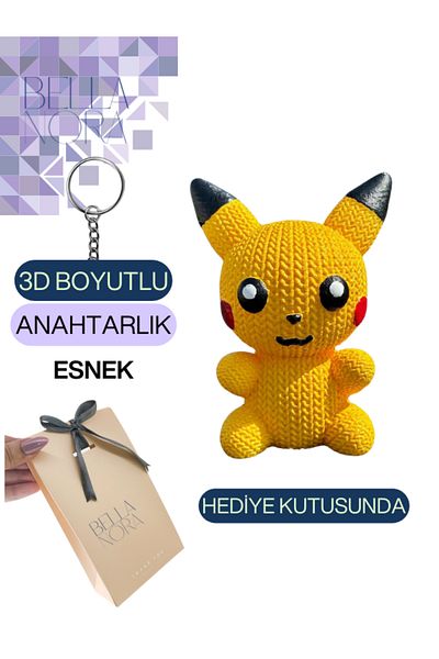 Bellanora Knitted Keychain |   Amigurumi Figure with Cute Animal & Animation Characters |   Bag Ornament Gift Box