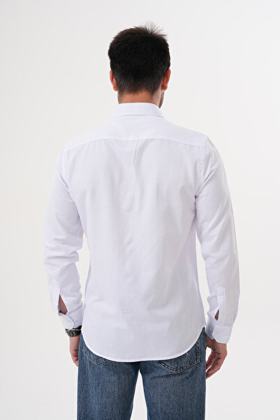 Catto Peak Cămașă Oxford Bumbac Poliester Regulară