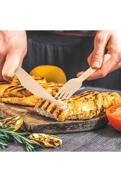 Reef 12-piece Disposable Wooden Forks