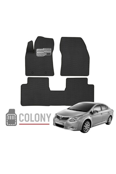 COLONY Toyota Avensis Sedan 2008-2011 Uyumlu Hücreli Premium Eva Paspas Seti ...