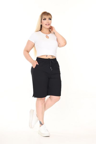 Era Lisa Comfortable Lycra Large Size Viscose Shorts