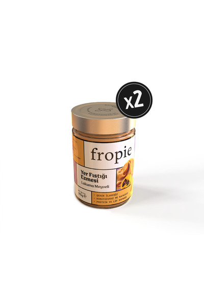 FROPİE Yer Fıstığı Ezmesi - Lukuma Meyveli 315 gr x 2 Adet