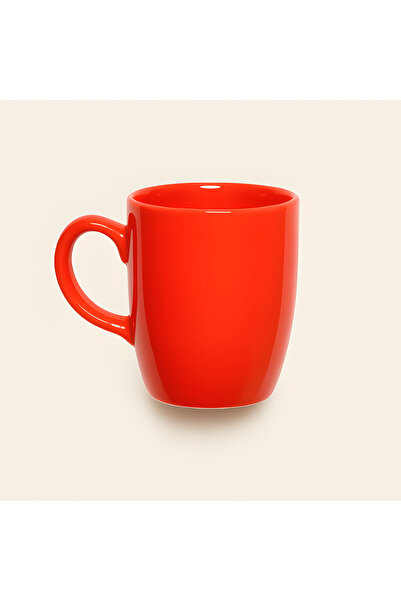 TermaCraft Kırmızı Seramik Bulut Kupa – 300ml