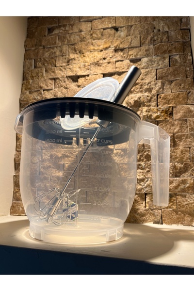 daısydecoratıon وعاء خلاط بغطاء، وعاء خلاط غير قابل للتناثر، خالٍ من مادة BPA