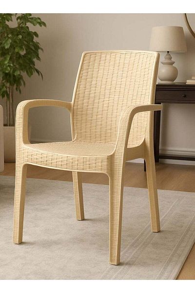 ALMUFARREJ Set of 2 sturdy plastic chairs