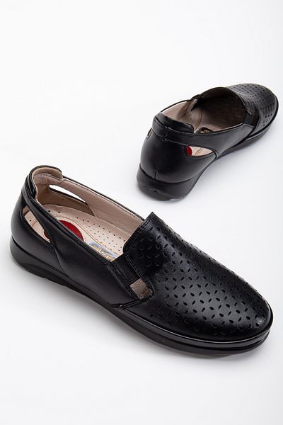 Waresta Daily Summer Orthopedic Low Sole Women's Shoes Large Size Daily Leather Mother Shoes Wrs405