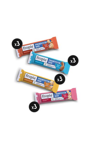 FROPİE 12 Pieces Probiotic Bar Box - Mixed 35 G