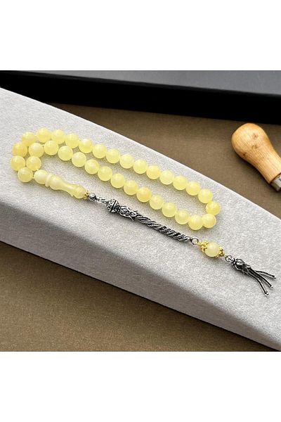 dergah tesbih Damla Amber Rosary - Certified, Original S2