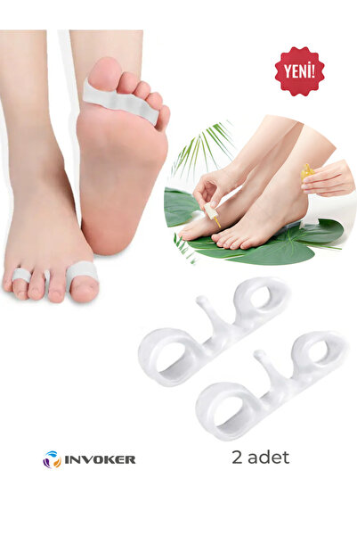 INVOKER Oje Sürmek İçin Parmak Arası Silikon Oje Yapmaya Yardımcı Parmak Ayır...