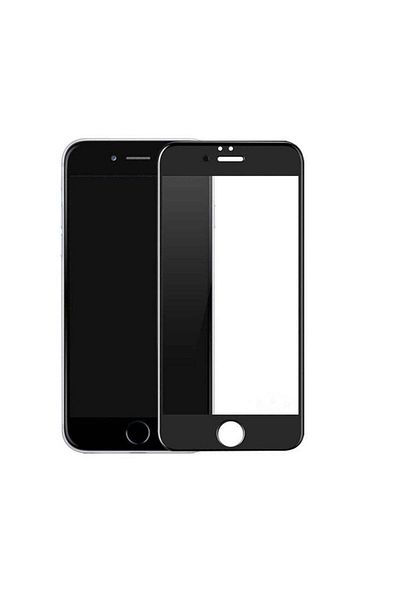 REDz Accessories Folie de protecție pentru iPhone 7 / iPhone 8, folie de sticlă securizată 3D neagră, ecran complet