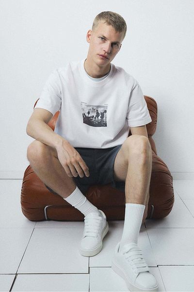 H&M Loose Fit Printed T-shirt