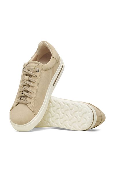 Birkenstock Birkenstock Bend Low Suede Leather - Sandcastle Narrow Sneakers