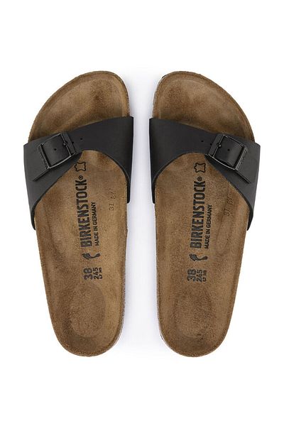 Birkenstock Madrid Schwarze Hausschuhe