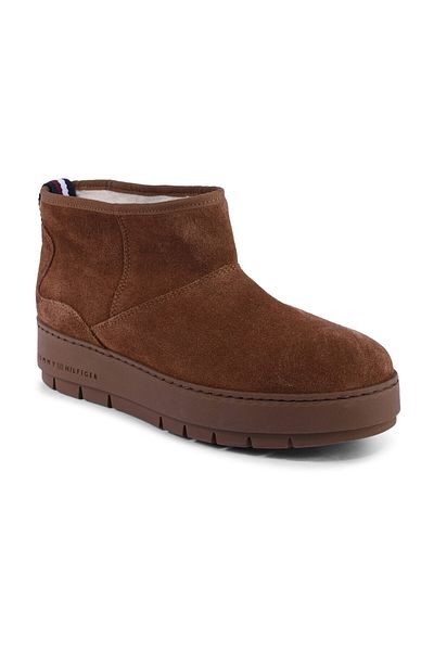 Tommy Hilfiger Velúr barna női csizma FW0FW07662GTU