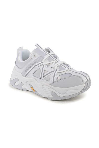 Calvin Klein Logo Echtleder Sneaker Schuhe YW0YW01062YBR SCHUHE YW0YW01062 YBR