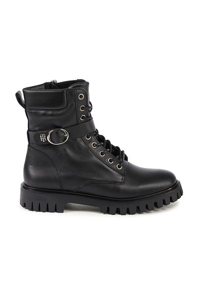 Tommy Hilfiger Schnürstiefel mit Schnalle