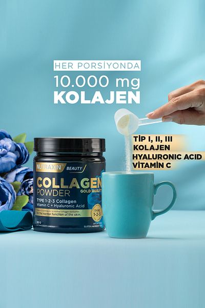 Nutraxin Beauty Gold Collagen Powder 300 Gr