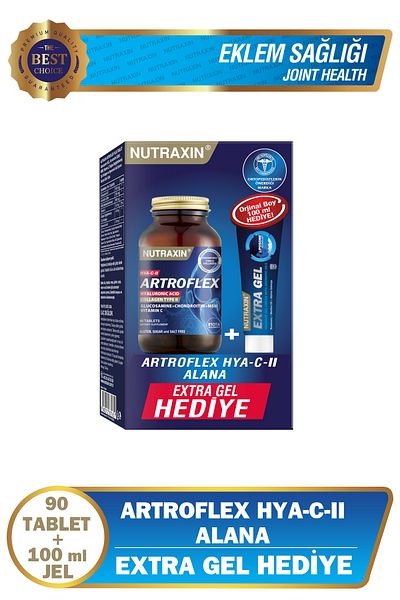 Nutraxin Artroflex Hya-C-Ii 90 Tablets Extra Gel Gift