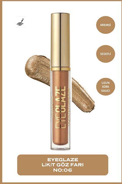 Golden Rose Eye Glaze Liquid Eyeshadow No: 06 Gold Bronze - Liquid Eyeshadow