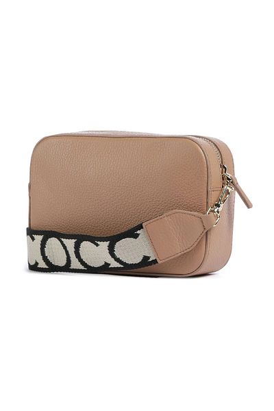 Coccinelle ΤΣΑΝΤΑ CROSSBODY, ΓΙΑ ΑΝΔΡΕΣ, ΔΙΧΡΩΜΑ, ΕΚΠΤΩΜΕΝΟ ΛΟΓΟΤΥΠΟ, ΚΛΕΙΣΙΜΟ ΤΖΙΠΟΥΛ