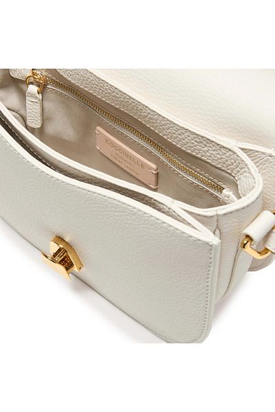 Coccinelle Written Writing Handbag for Women, with Internal Clasp and Logo