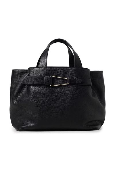 Coccinelle HANDBAG, WOMEN'S, DOUBLE HANDLE, WITH SHOULDER STRAP, SOLID COLOR, PRINTED LOGO, ZIP CLOSURE