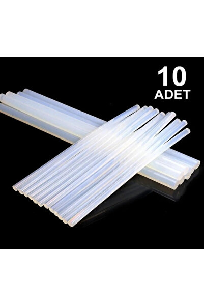 Genel Markalar Mum Ince Sıcak Silikon Tabanca Mumu Çubukları 10 Adet İnce 15 cm uzunluğunda